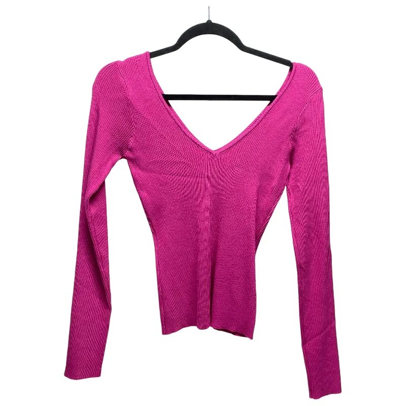 affordable women's topsTop Long Sleeve By Clothes Mentor In Pink, Size: L