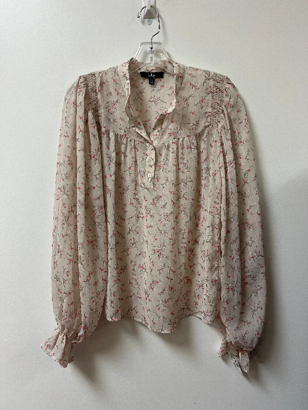 women's tops for those who want to create outfits that reflect their personal style and sense of fashionTop Long Sleeve By Lulus In Floral Print, Size: Xs