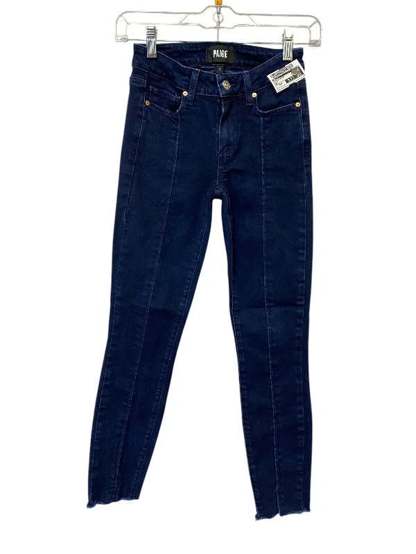 women's denim jeans for pear-shaped bodiesJeans Skinny By Paige In Blue, Size: Xxs