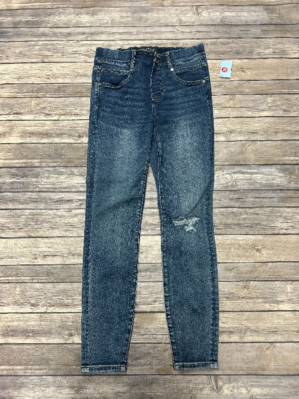 women's denim jeans with embroidery on pocketsJeans Skinny By Liverpool In Blue Denim, Size: 4