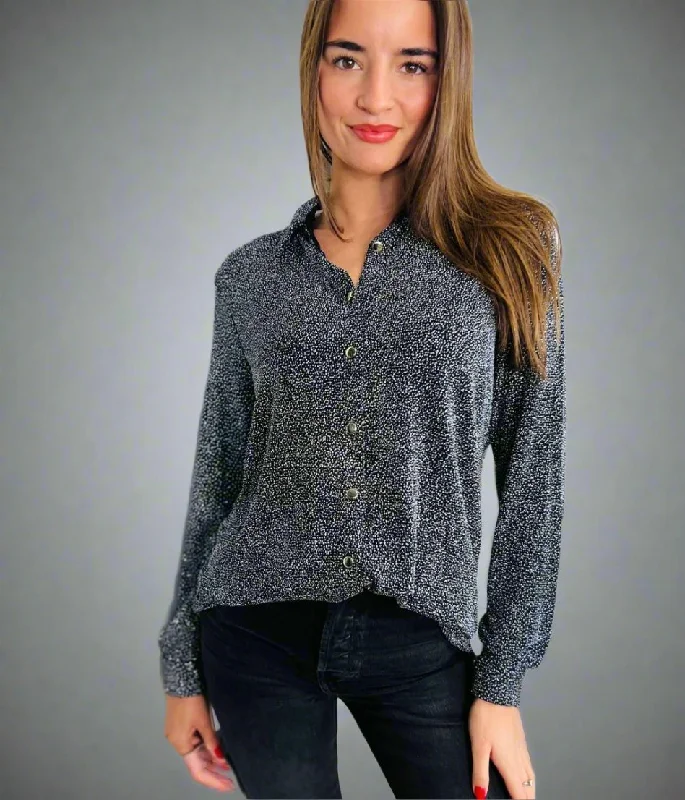 Silver Sparkle Blouse