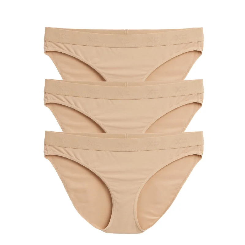 Petite Female SwimwearBikini 3-Pack - TENCEL™ Modal Chai