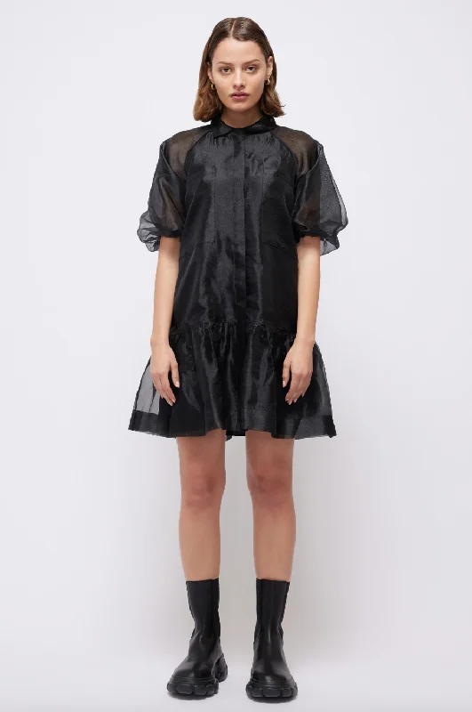 Short-Sleeve DressCrissy Mini Dress - Black