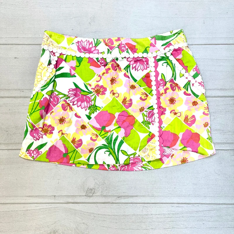 women's midi skirtsSkirt Designer By Lilly Pulitzer  Size: 4