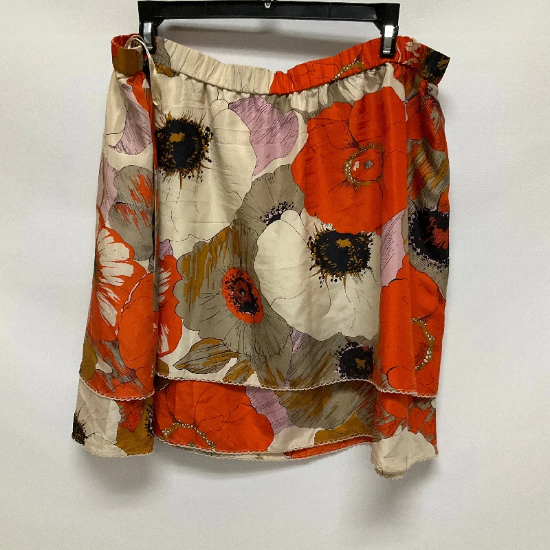 women's classic chiffon skirtsSkirt Mini & Short By Anthropologie  Size: L