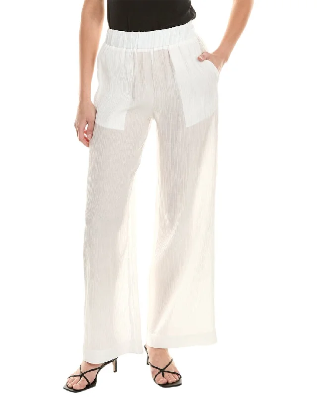 women's ripped pantsALPHA STUDIO Textured Pant