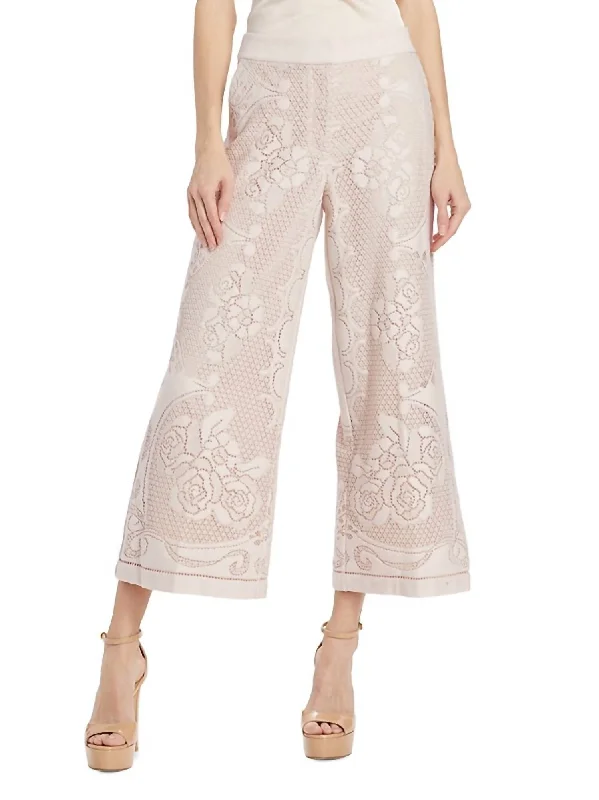 women's clubbing pantsAnisa Summer Lace Pant In Canvas