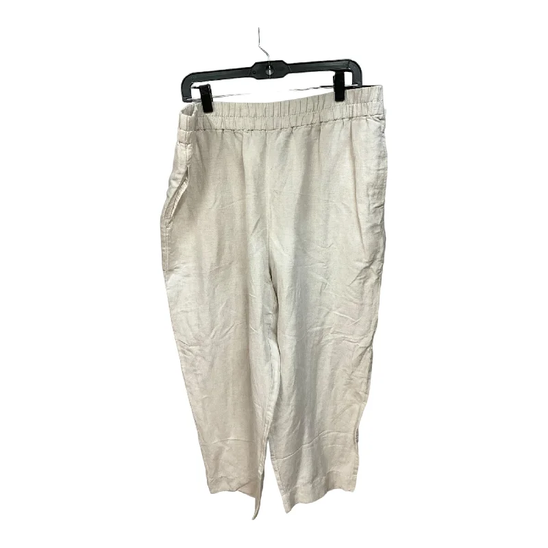 women's travel pantsBeige Pants Wide Leg Madewell, Size 16