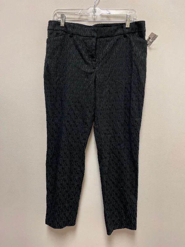 women's patterned pantsBlack Pants Dress White House Black Market, Size 10