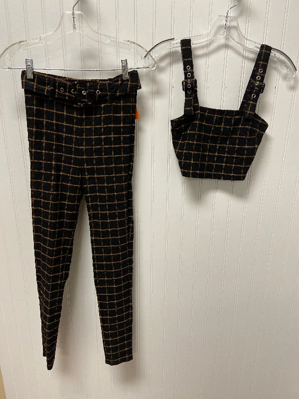 women's relaxed-fit pantsBlack Pants Set 2pc Forever 21, Size S