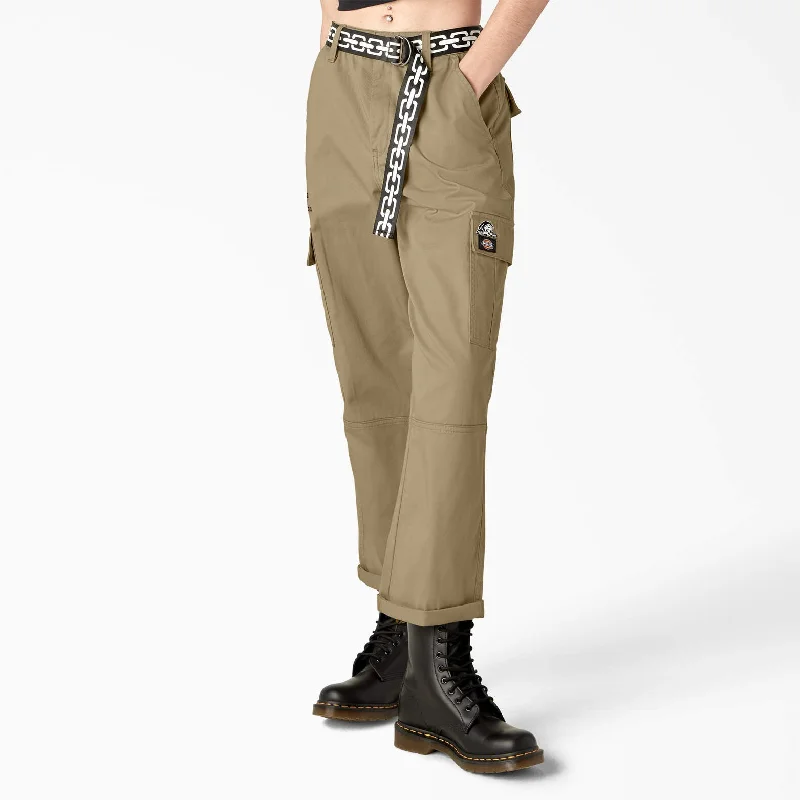 women's petite pantsDickies Dickies x Lurking Class Women’s Relaxed Fit Cropped Cargo Pants