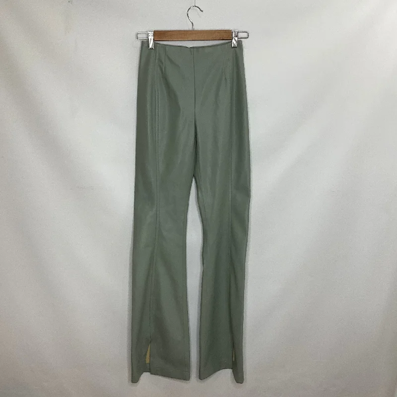 women's striped pantsGreen Pants Wide Leg We The Free, Size 0