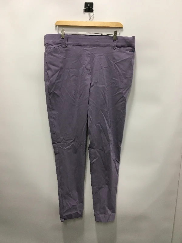 women's low-rise pantsPurple Pants Chinos & Khakis Maurices, Size Xl