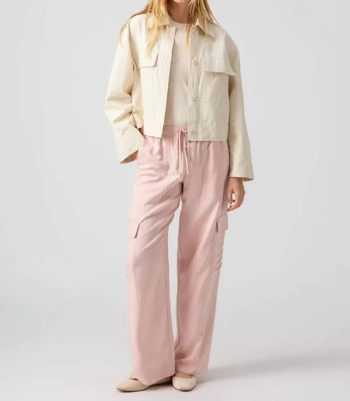 women's slim-fit pantsRose Soft Track Pant In Pink