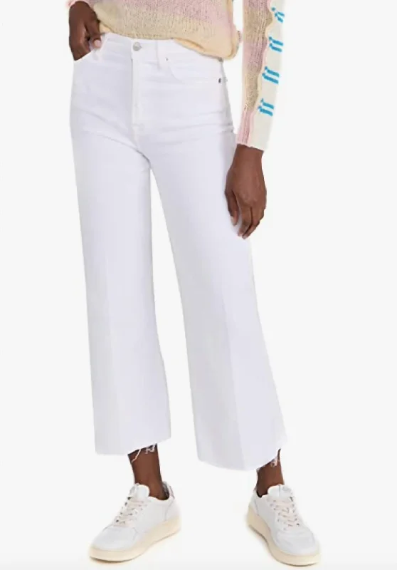 women's insulated pantsSevens Cropped Jo Denim In White