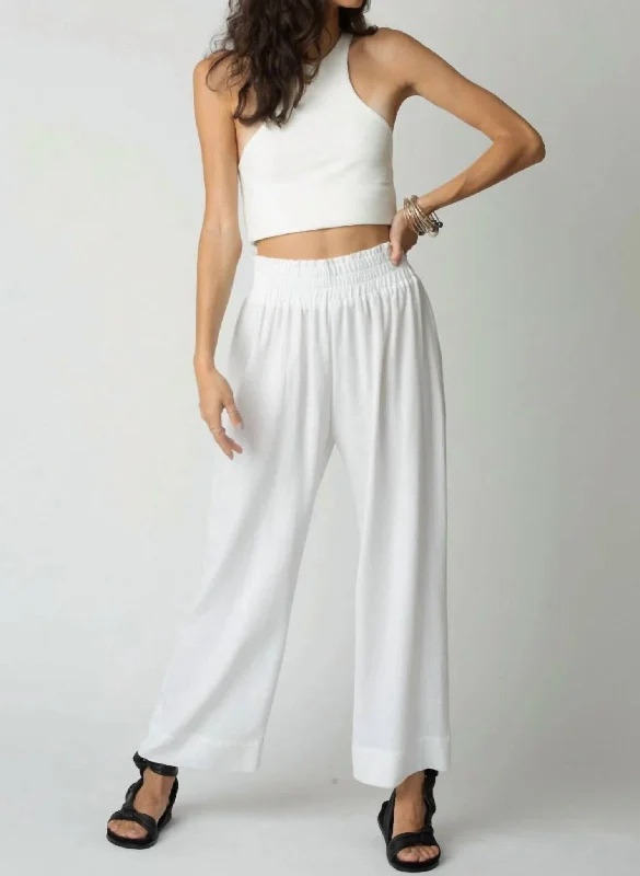 women's everyday pantsTake Me Higher Wide Leg Pants In White