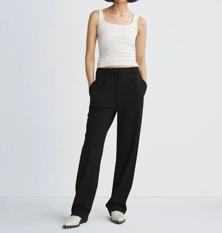 women's elastic waist pantsWomen's Irina Trouser In Black