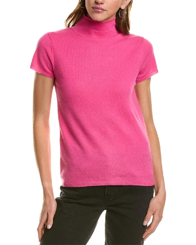 women's tops for creating capsule wardrobesInCashmere Turtleneck Cashmere T-Shirt