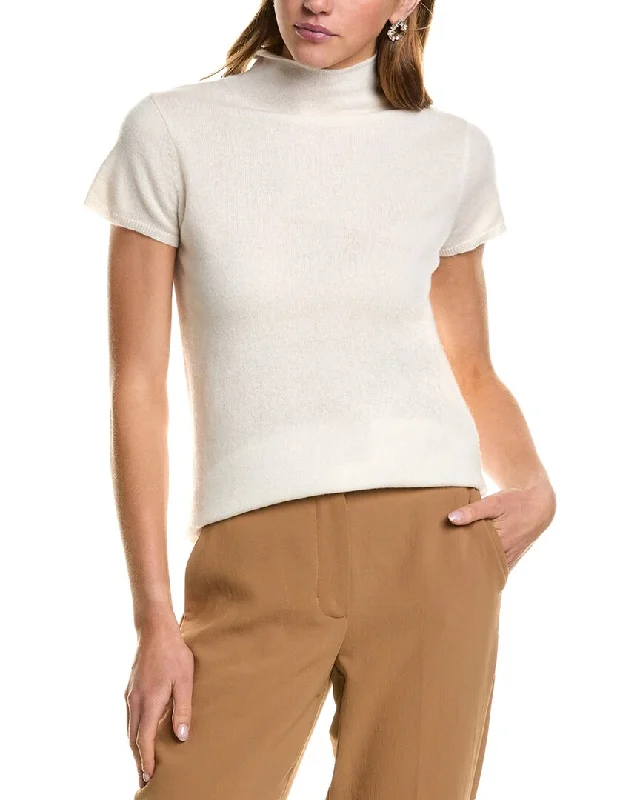 women's tops for those who want to create outfits that are both trendy and timelessInCashmere Turtleneck Cashmere T-Shirt