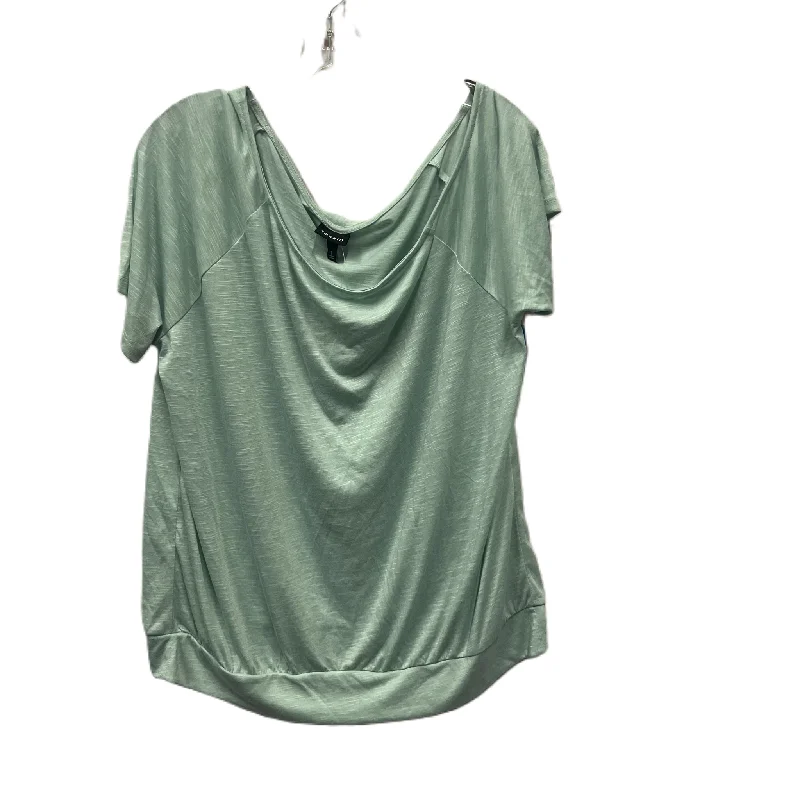 off-the-shoulder women's topsTop Short Sleeve By Torrid In Green, Size: 2x